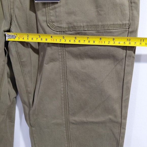 Women's Olive Green Wide-Leg Pants - Picture 14 of 16